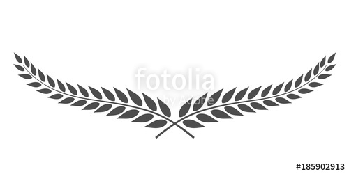 Laurel Wreath Vector Isolated On White Background Stock Image 500x250 Laurel Wreath Vector Isolated On White Background Stock Image