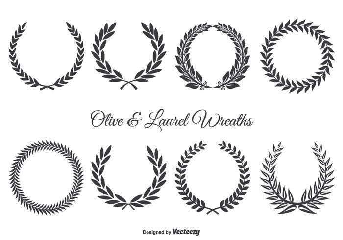 Olive And Laurel Wreath Set Cliparts Free Vector Art, Vector 700x490 Olive And Laurel Wreath Set Cliparts Free Vector Art, Vector