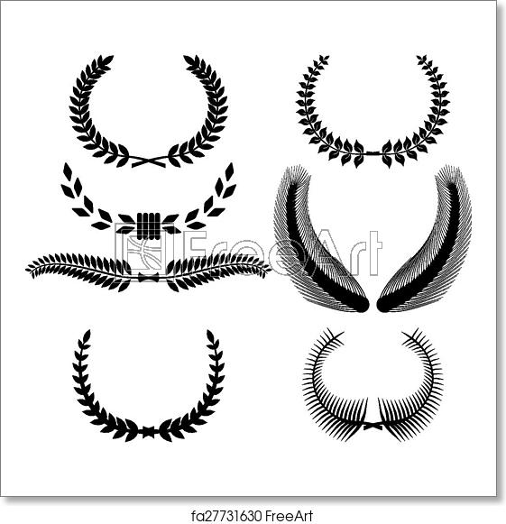 Free Art Print Of Laurel Wreath Vector Icon Freeart 561x581 Free Art Print Of Laurel Wreath Vector Icon Freeart