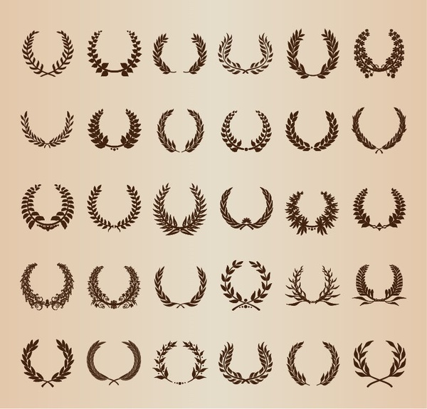Laurel Wreaths Vector Set Free Vector In Encapsulated Postscript 600x575 Laurel Wreaths Vector Set Free Vector In Encapsulated Postscript