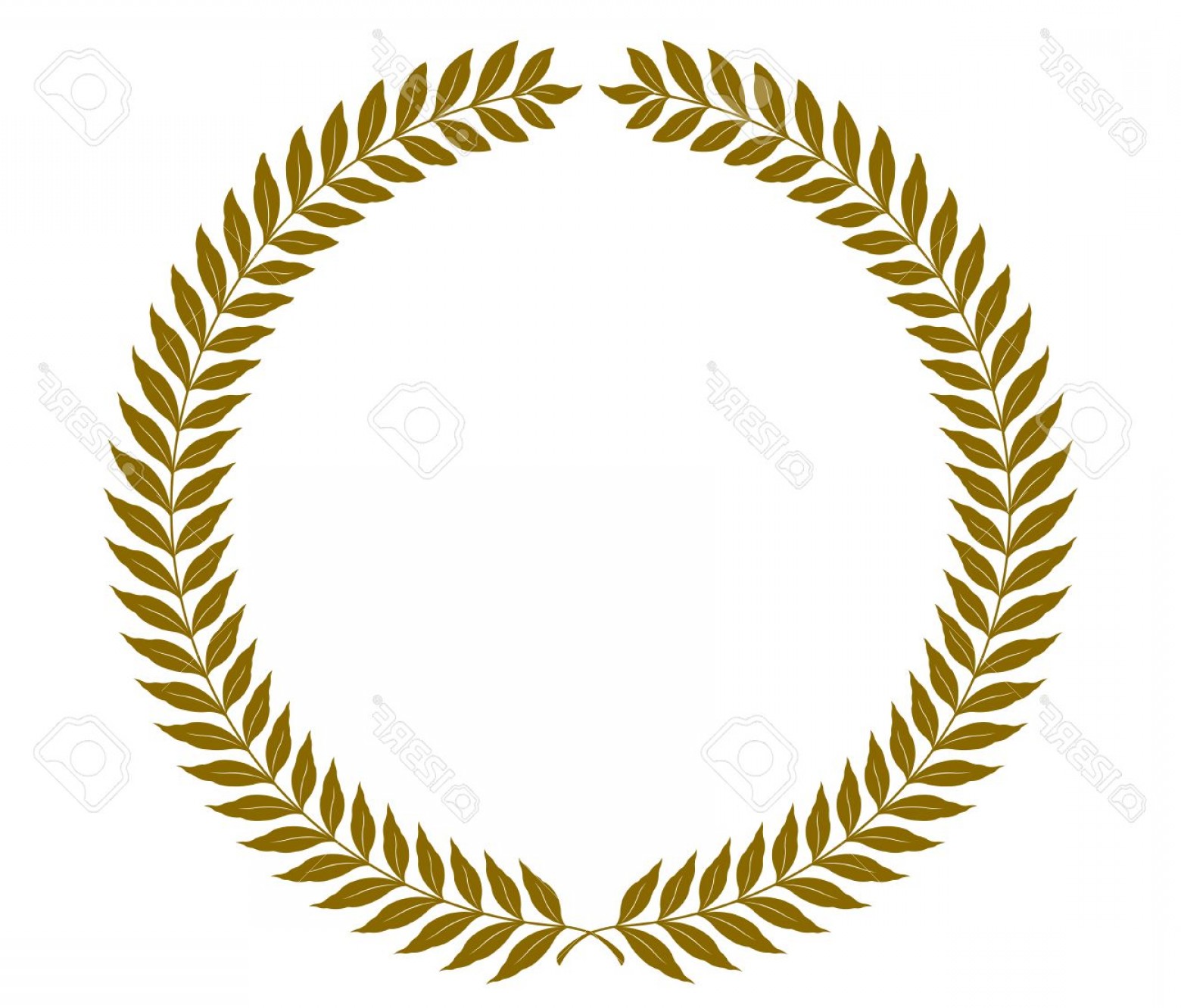 Photostock Vector Golden Round Laurel Wreaths Vector Format Fully 1560x1332 Photostock Vector Golden Round Laurel Wreaths Vector Format Fully