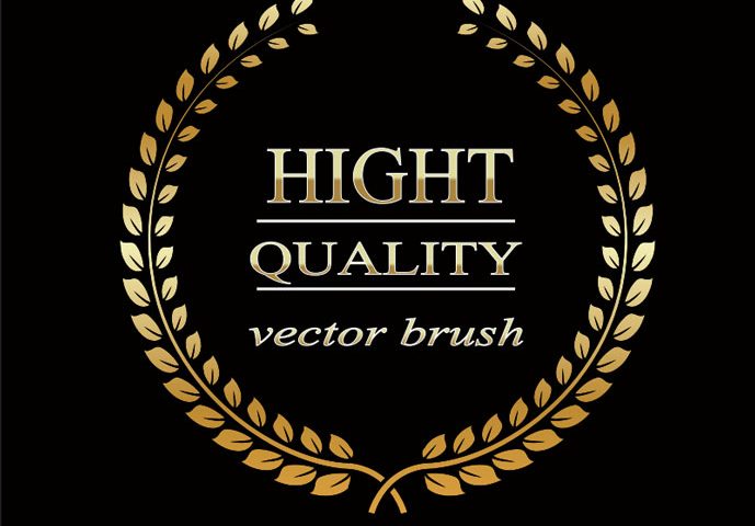 Free Golden Laurel Wreath Vector Free Download 689x480 Free Golden Laurel Wreath Vector Free Download