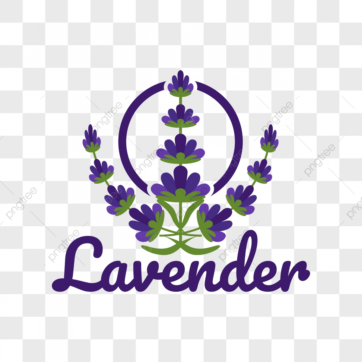 Lavender Flower On Transparent Background, Lavender, Flower, Logo 1200x1200 Lavender Flower On Transparent Background, Lavender, Flower, Logo