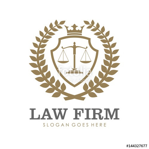 500x500 Law Firm, Attorney, Lawyer Service Logo, Template Full Vector