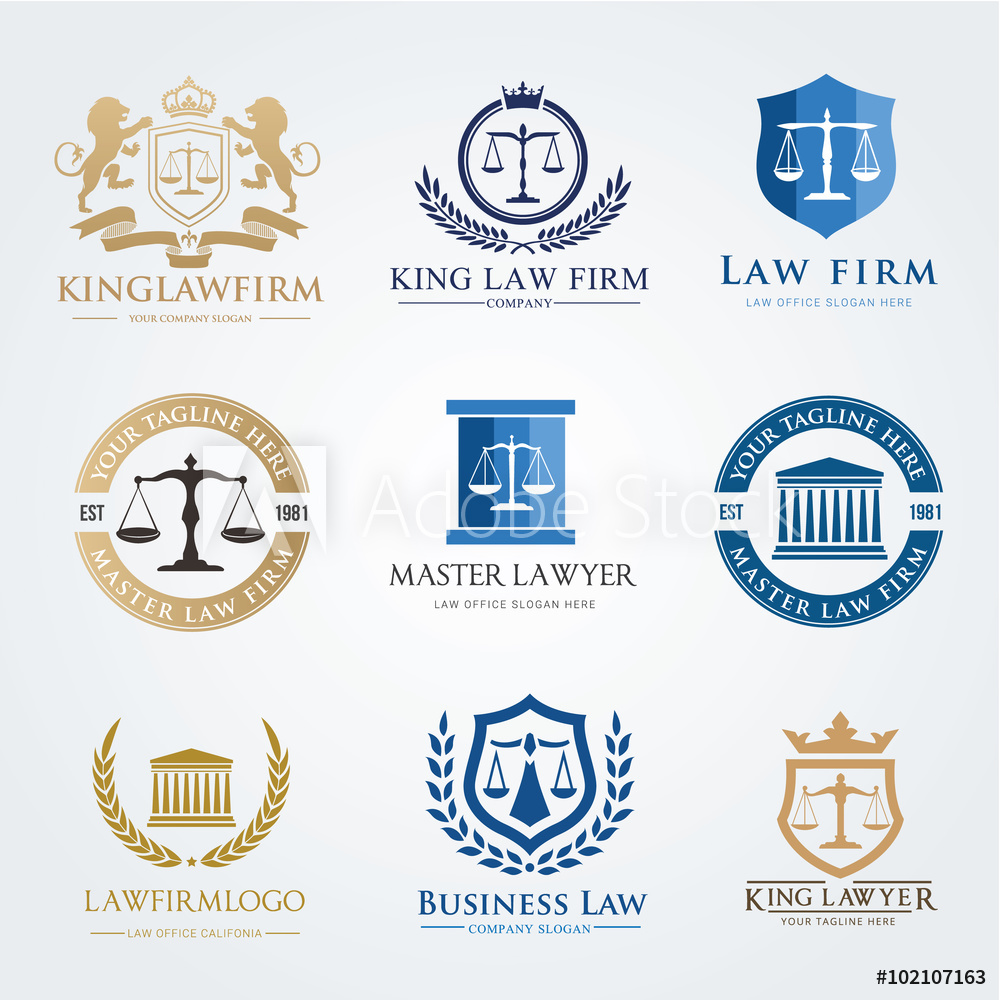 1000x1000 Photo Art Print Law Firm Vector Logo Template Europosters