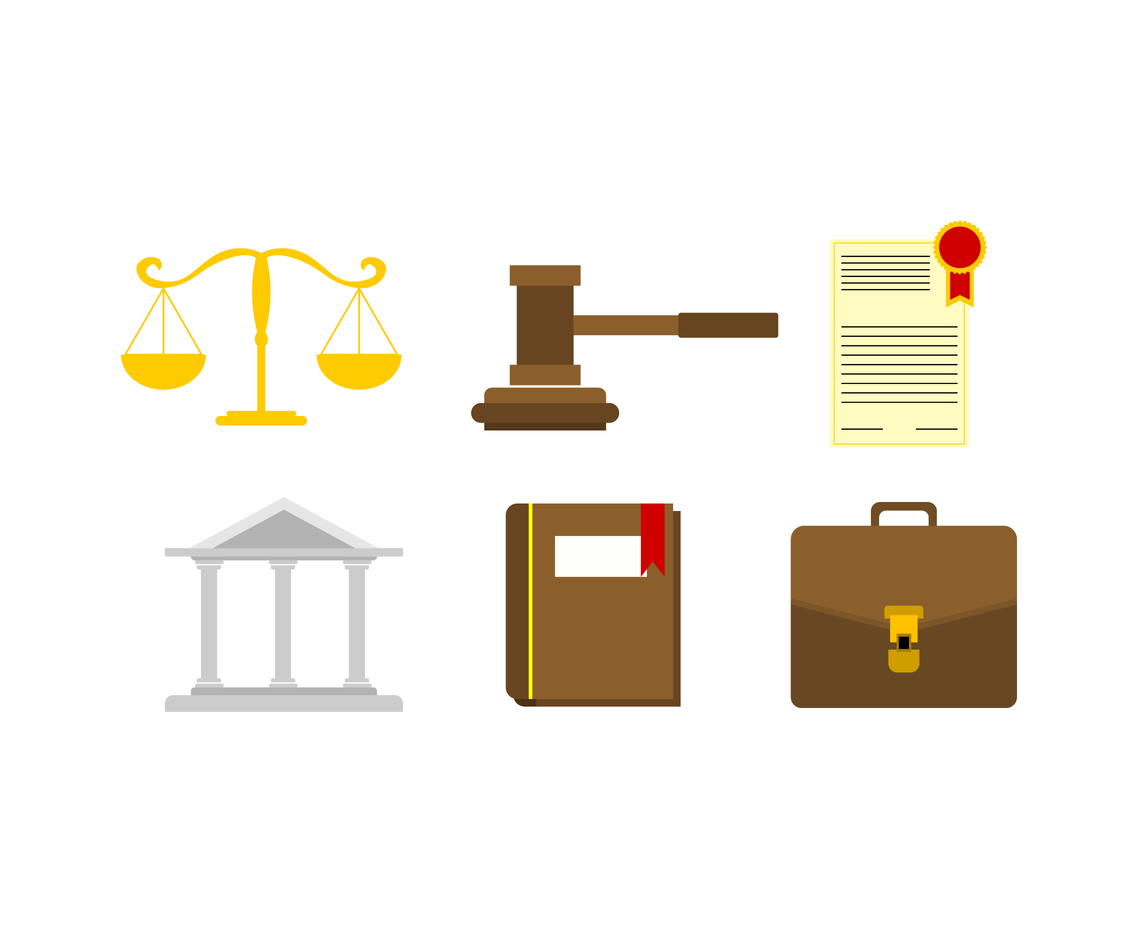 1136x936 Law Icons Vector Vector Art Graphics