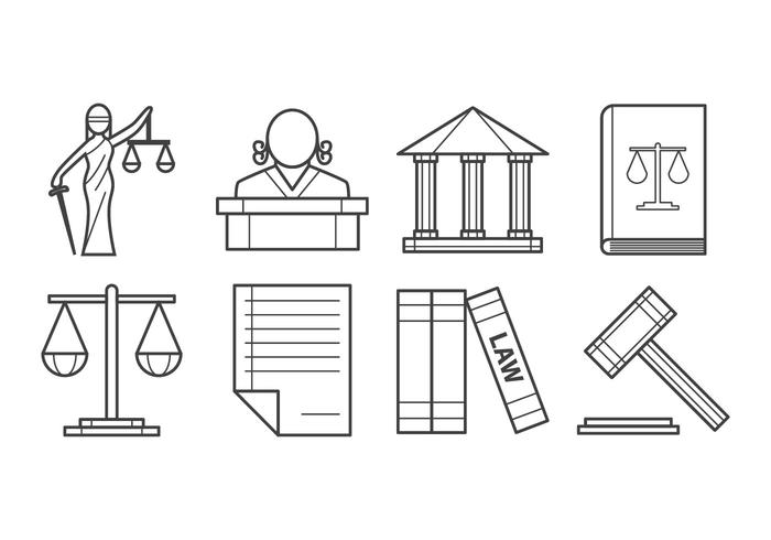 700x490 Law And Justice Icon Vector