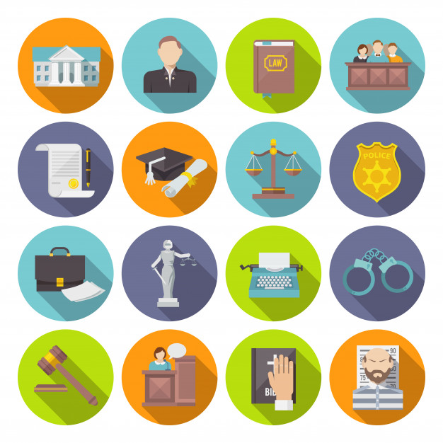 626x626 Law Icon Flat Vector Free Download