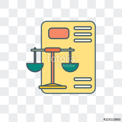 500x500 Law Icon Isolated On Transparent Background Modern And Editable