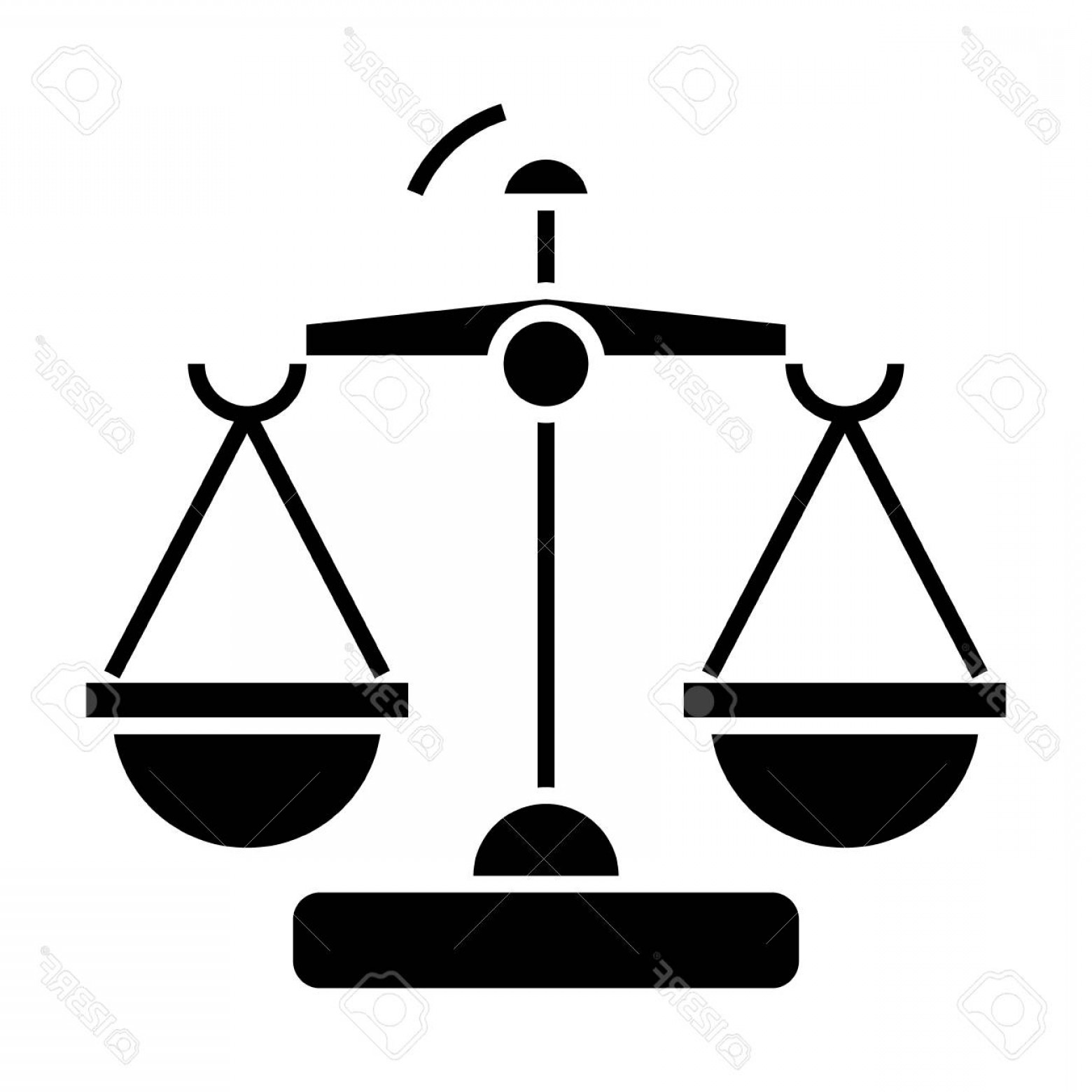 1560x1560 Photostock Vector Law And Justice Scales Icon Illustration Vector