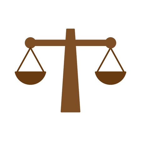 450x450 Law Scale Icon Over White Background Vector Illustration Royalty