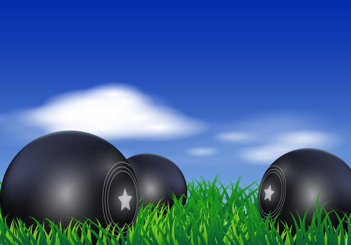700x490 Lawn Bowls Vector Stock Images