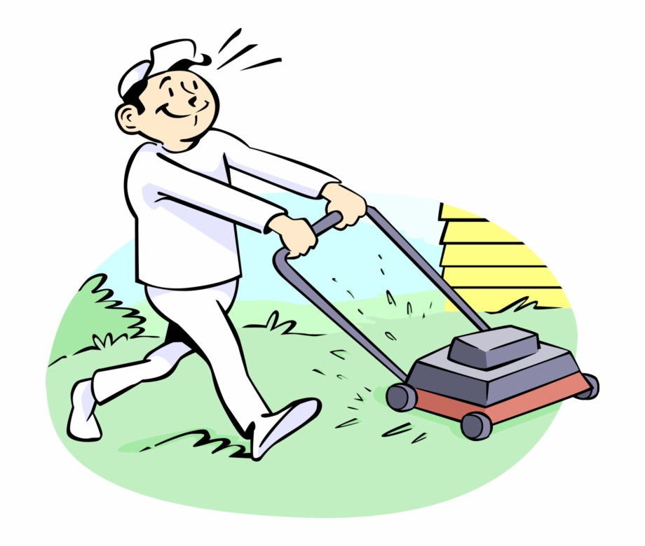 920x780 Vector Illustration Of Lawn Care Specialist Cuts