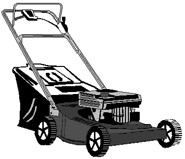 Lawn Mower Clip Art Free Vector Clipart Images 376x323 Lawn Mower Clip Art Free Vector Clipart Images