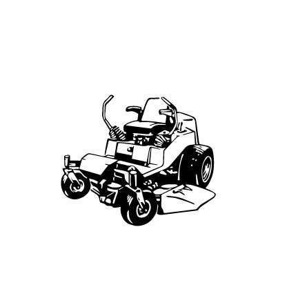 Zero Turn Mower Lawn Mower Outline Digital Download Cuttable 432x432 Zero Turn Mower Lawn Mower Outline Digital Download Cuttable
