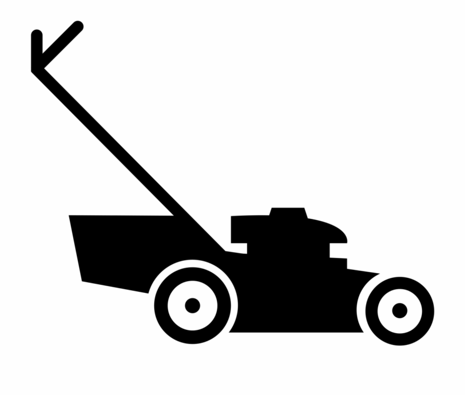 Lawn Mower Silhouette Vector at Vectorified.com | Collection of Lawn ...