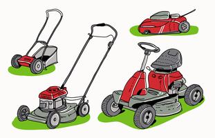 311x200 Lawn Mower Free Vector Art
