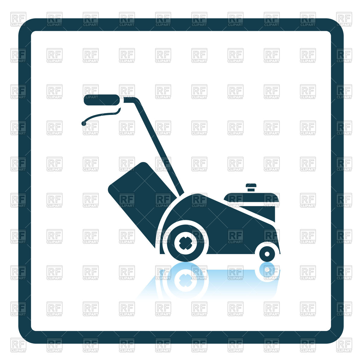 1200x1200 Lawn Mower Icon Vector Image Of Signs, Symbols, Maps Angelp