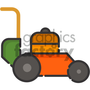 300x300 Lawn Mower Vector Royalty Free Icon Art Clipart Royalty Free Gif