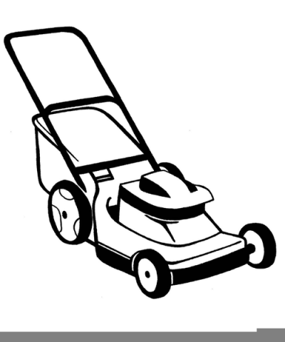 400x480 Cartoon Lawn Mower Clipart Free Png