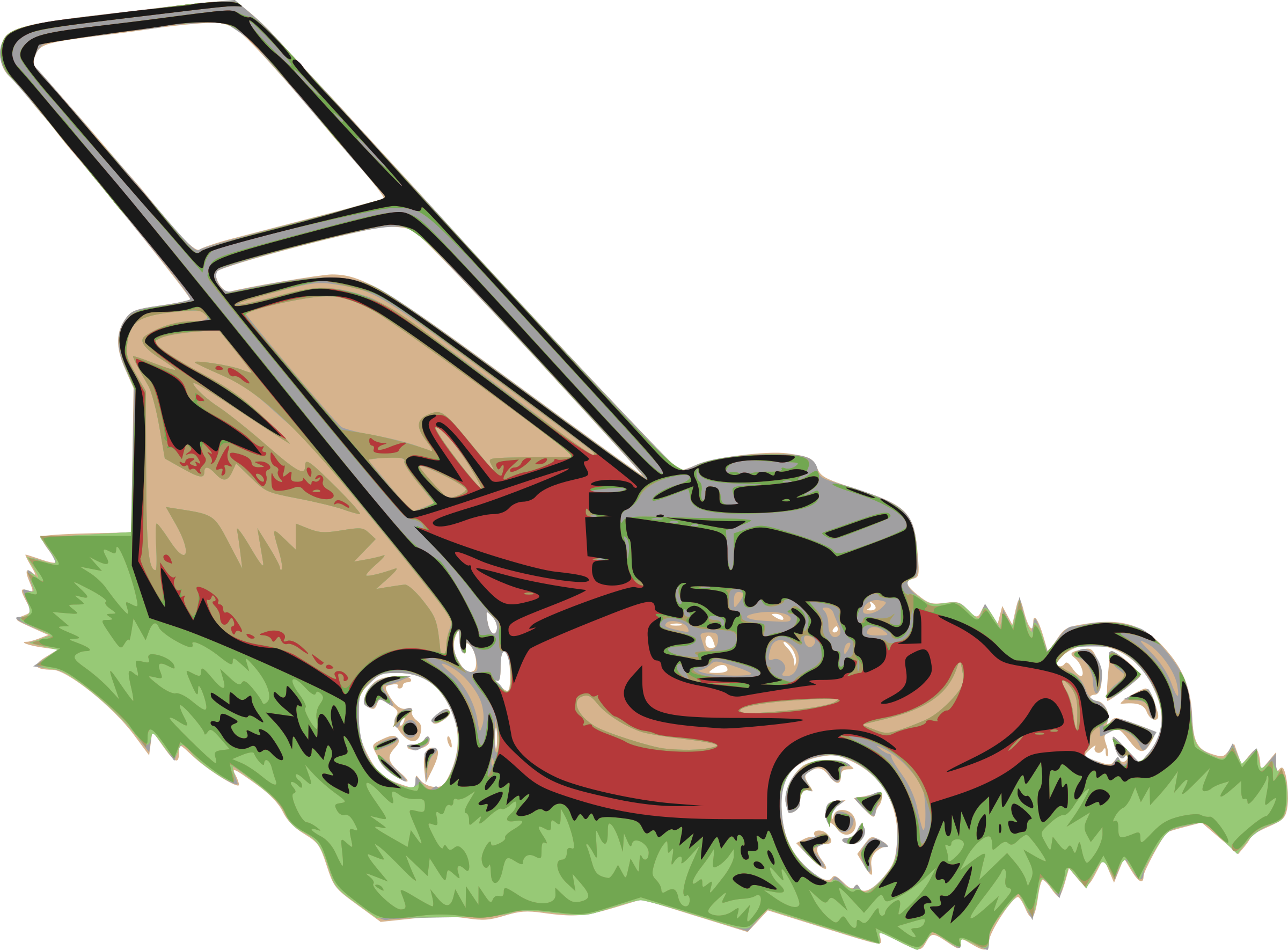 2400x1770 Lawn Mower Vector Clipart Images Gallery For Free Download