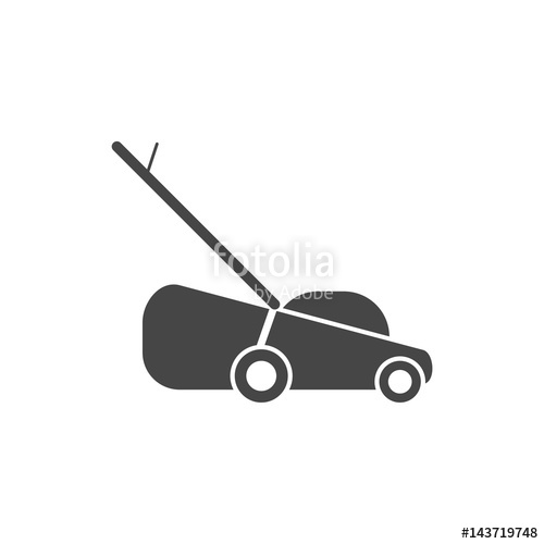 500x500 Lawn Mower Vector Illustration Stock Image And Royalty Free