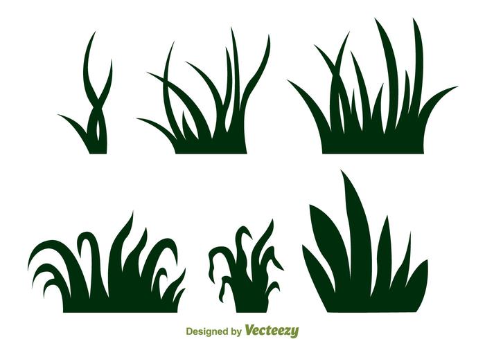 700x490 Grass Silhouette Vectors