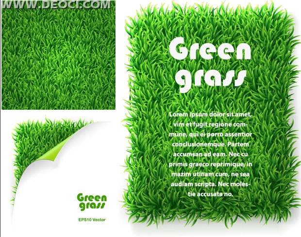 620x490 Vector Green Grass Lawn Background Design Material Free