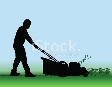 388x300 Mowing The Lawn