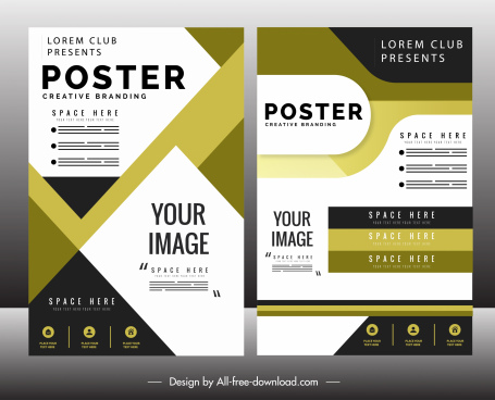 455x368 Brochure Free Vector Download