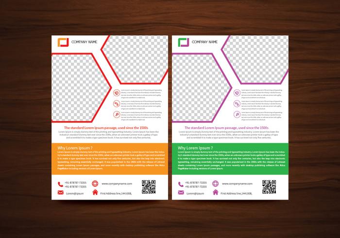700x490 Vector Brochure Flyer Design Layout Template In Size