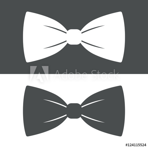 500x500 Icono Plano Corbata De Lazo Gris