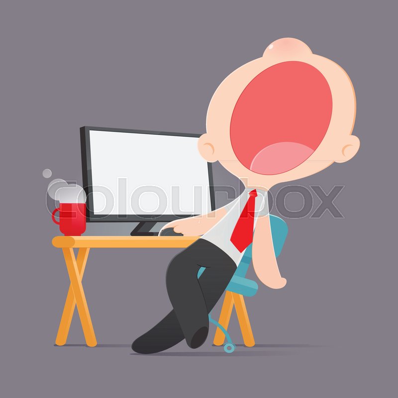 800x800 Lazy Man Disinterested In Boring Stock Vector Colourbox