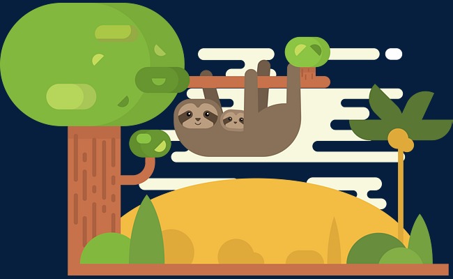 650x400 Trees In The Tree Lazy Vector, Tree Vector, Trees, Green Png