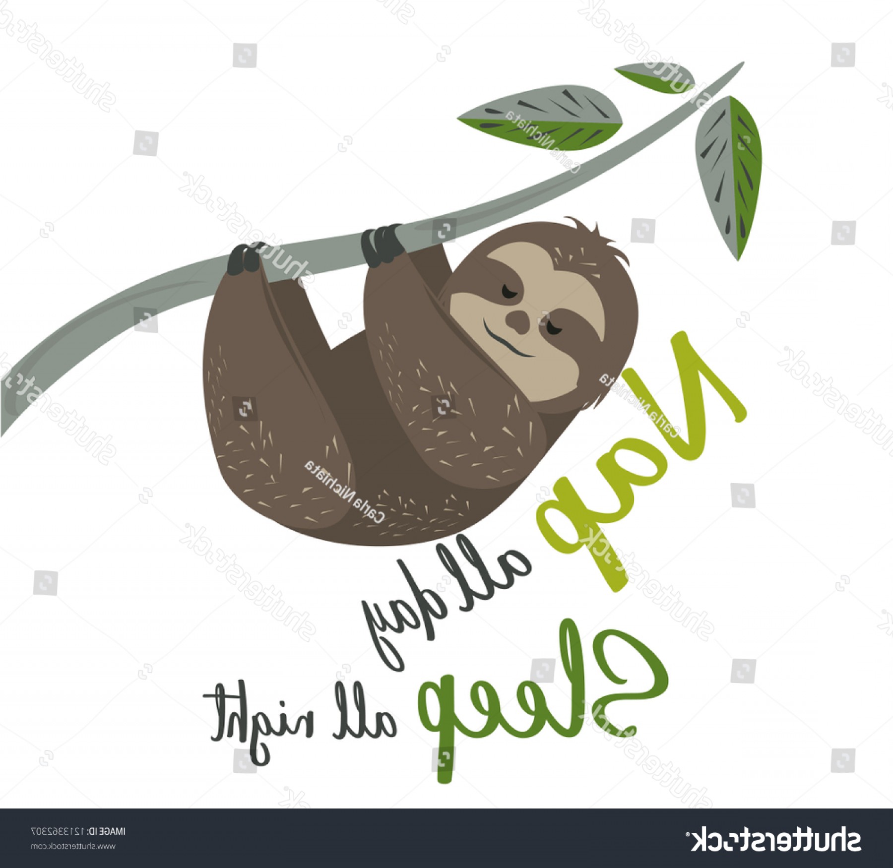 1800x1750 Happy Lazy Sloth Vector Cute Hanging Hoodamathrun