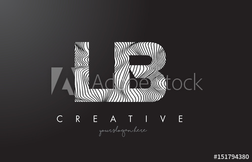 Lb L B Letter Logo With Zebra Lines Texture Design Vector 500x322 Lb L B Letter Logo With Zebra Lines Texture Design Vector