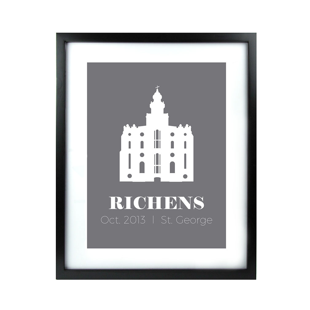 Personalized Filled Temple Print 1010x1010 Personalized Filled Temple Print