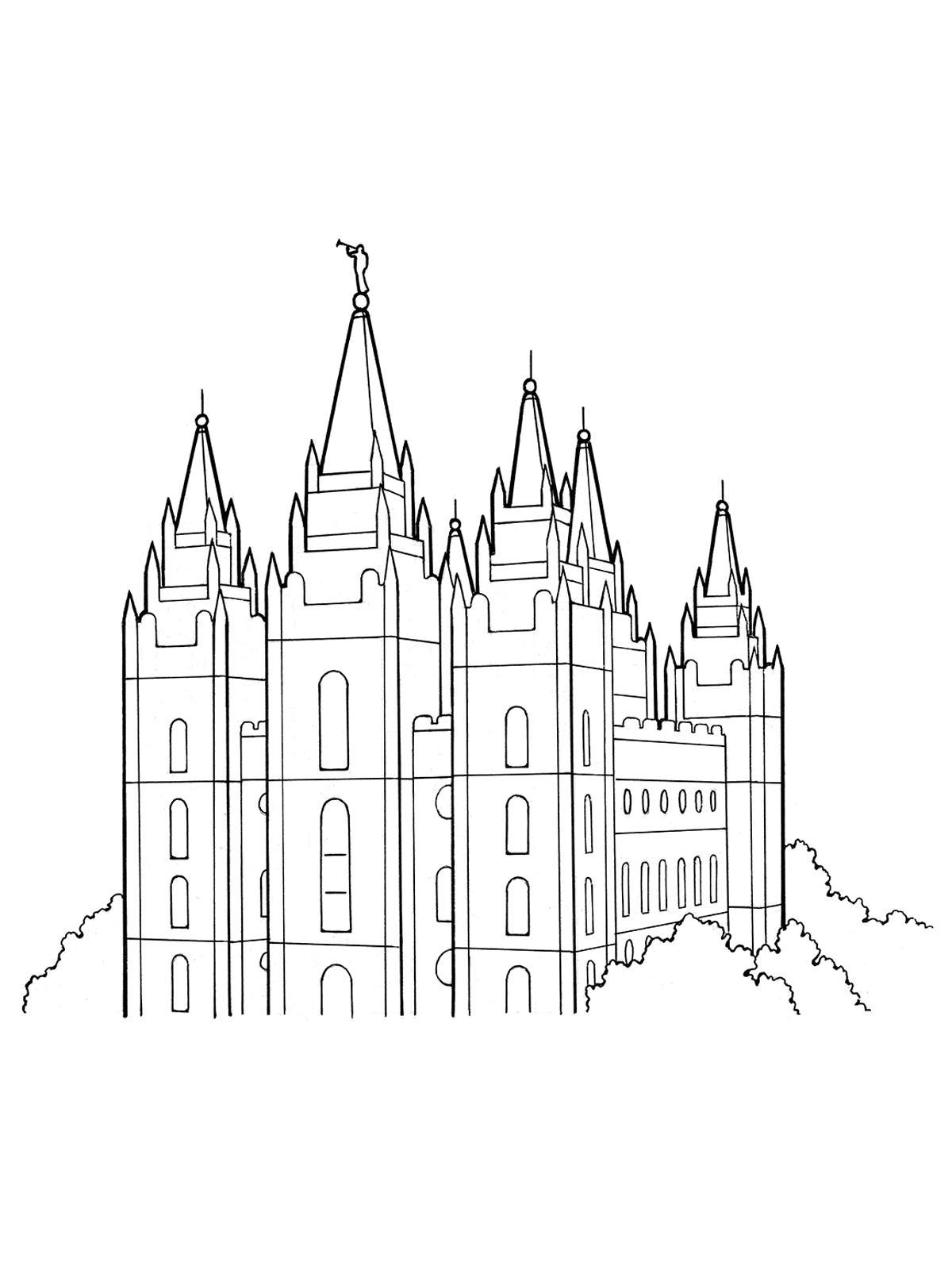 Unique Lds Temple Line Drawing Vector Design Free Vector Art 1200x1600 Unique Lds Temple Line Drawing Vector Design Free Vector Art