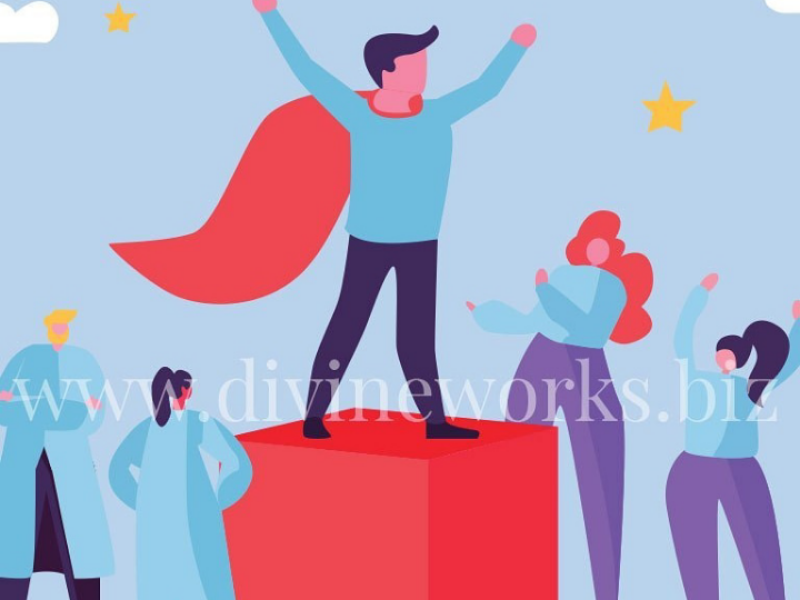 800x600 Free Adobe Illustrator Business Leader Vector Illustration