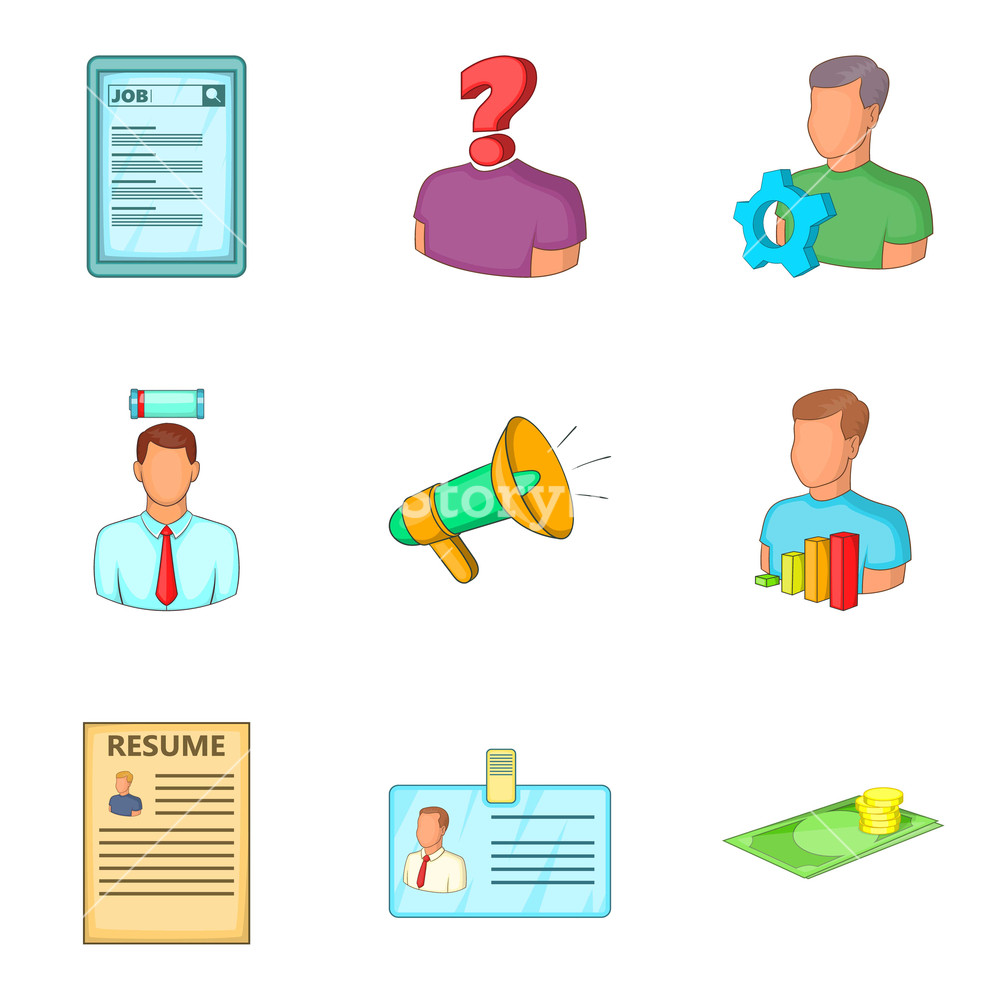 1000x1000 Team Leader Icons Set Cartoon Set Of Team Leader Vector Icons