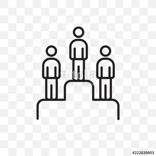 500x500 Leadership Icon Isolated On Transparent Background Simple