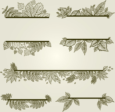 Vector Leaf Frame Free Vector Download 377x368 Vector Leaf Frame Free Vector Download
