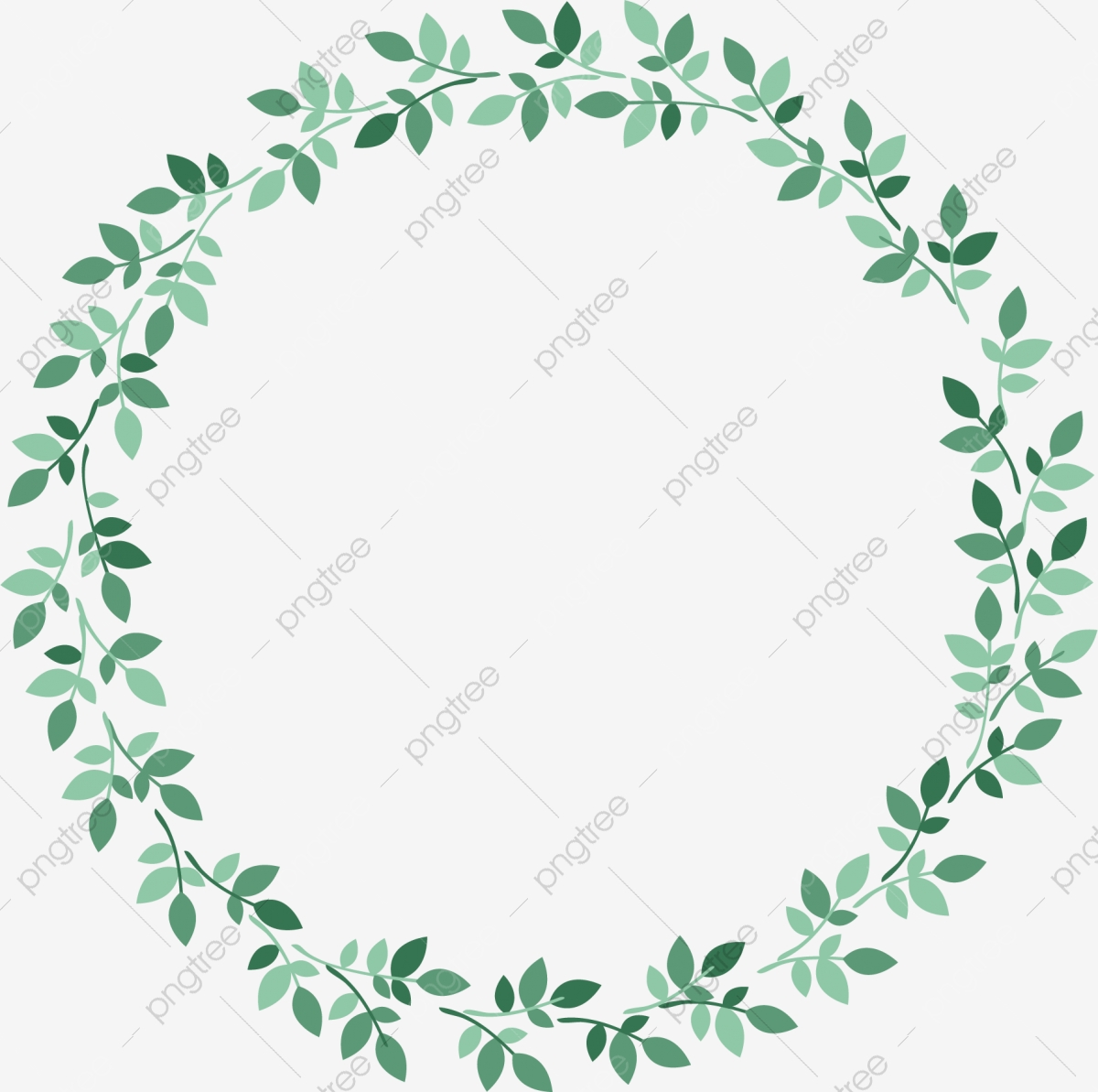 Hand Painted Leaves Circle, Spring Background, Spring Illustration 1200x1193 Hand Painted Leaves Circle, Spring Background, Spring Illustration