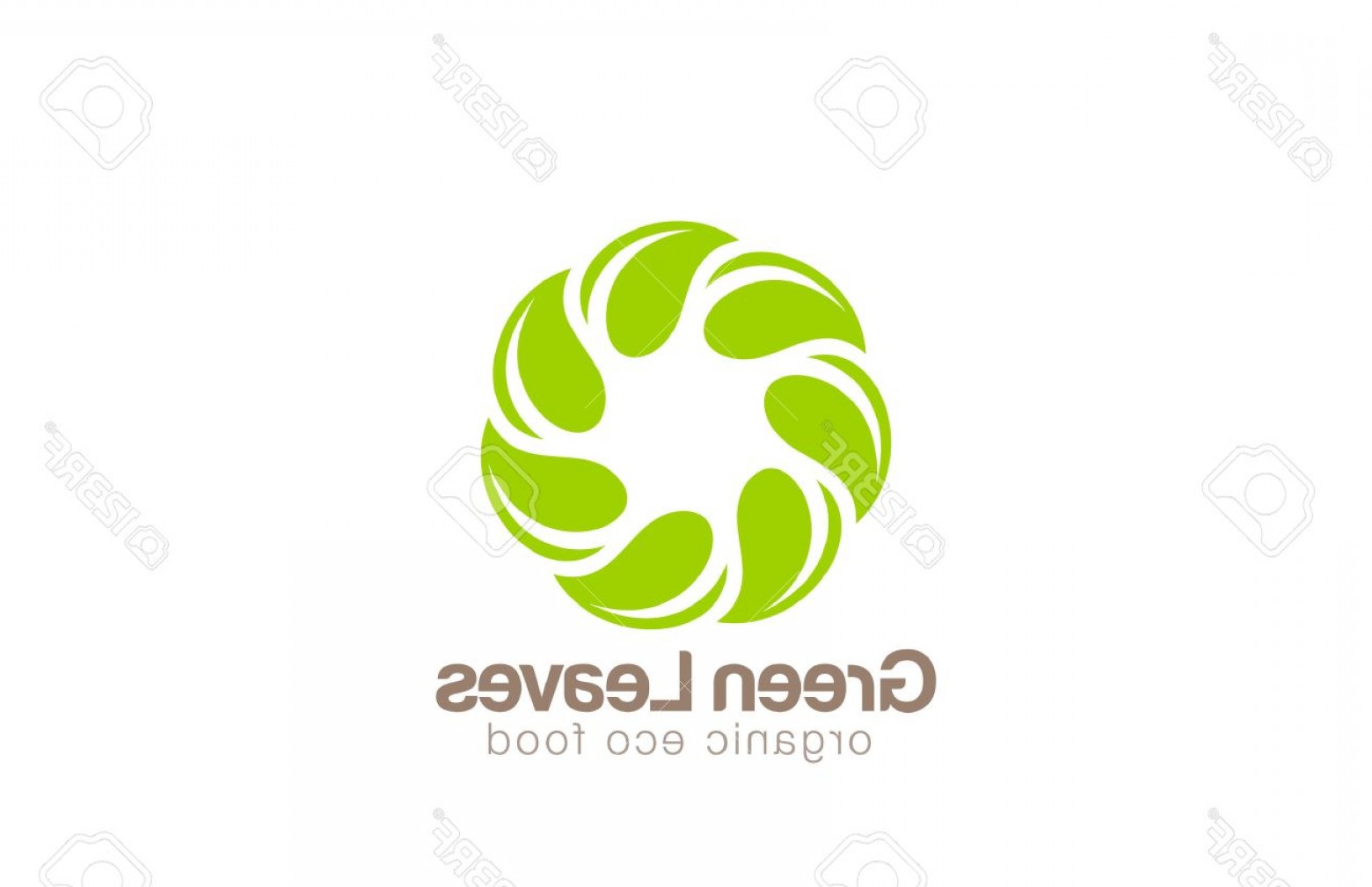 Photostock Vector Infinite Green Eco Logo Design Looped Leaf 1560x1008 Photostock Vector Infinite Green Eco Logo Design Looped Leaf