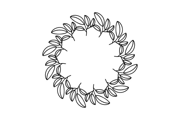 Vector Art Of Simple Leaf Circle Leaf Natural Wedding 580x386 Vector Art Of Simple Leaf Circle Leaf Natural Wedding