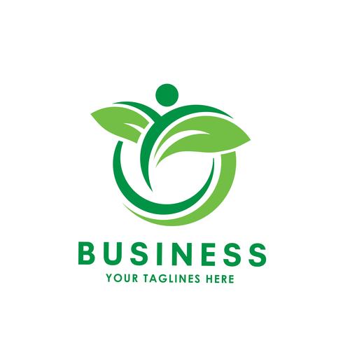 Green Leaf Circle Vector Logo 490x490 Green Leaf Circle Vector Logo