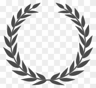 320x294 Laurel Crown Dark Grey Clip Art At Clkercom Vector