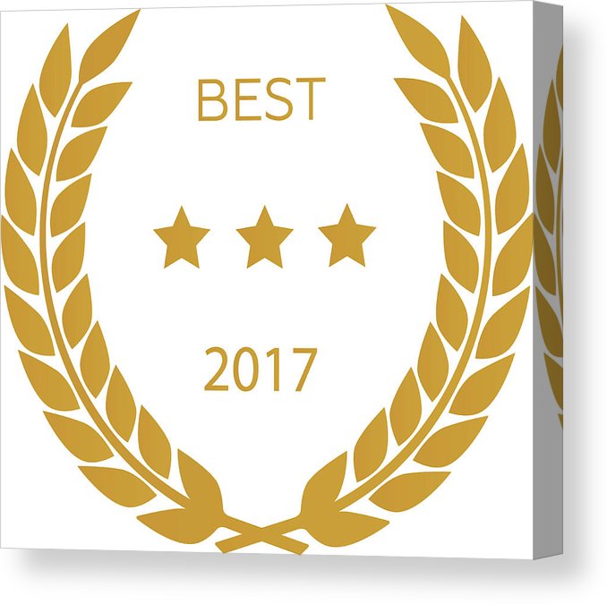 678x675 Vector Gold Award Laurel Wreath Winner Label, Leaf Symbol Victo