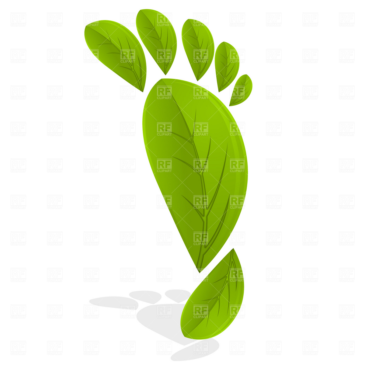 1200x1200 Leaf Footprint Vector Image Of Design Elements Prague