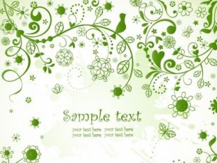 310x233 Flourish Leaf Background Free Vectors Ui Download